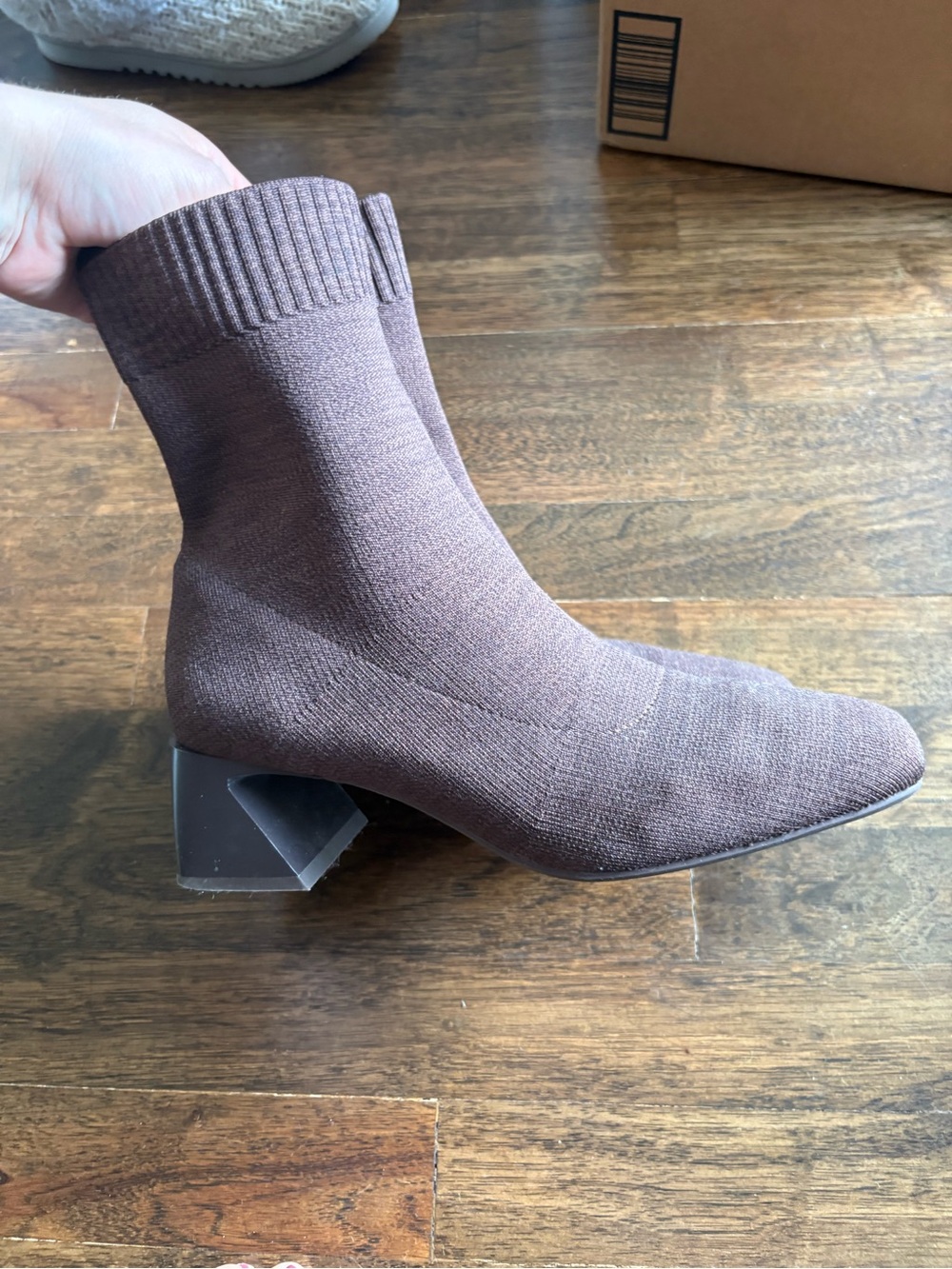 Vivaia brown sock boots, 39.5